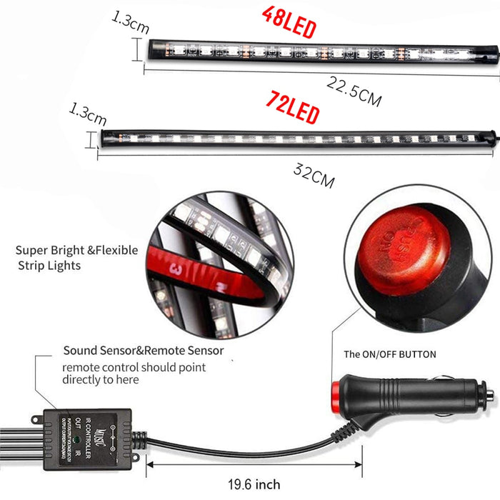 Neon LED Car Interior Ambient Foot Light