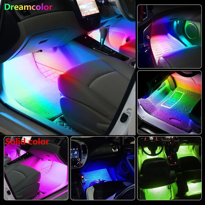 Neon LED Car Interior Ambient Foot Light