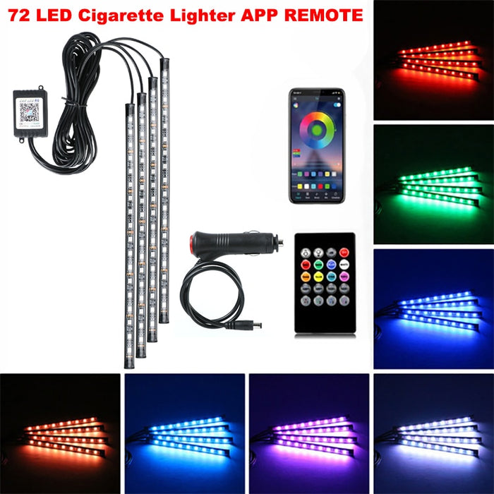 Neon LED Car Interior Ambient Foot Light